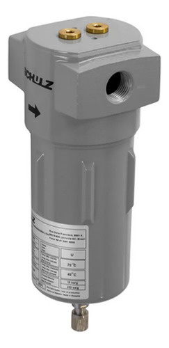 Filtro de Ar FS0050-C Adsorção Alumínio Carvão Ativado 47Pcm 16bar 1/2pol BSP Rede Ar Compressor Schulz 702400