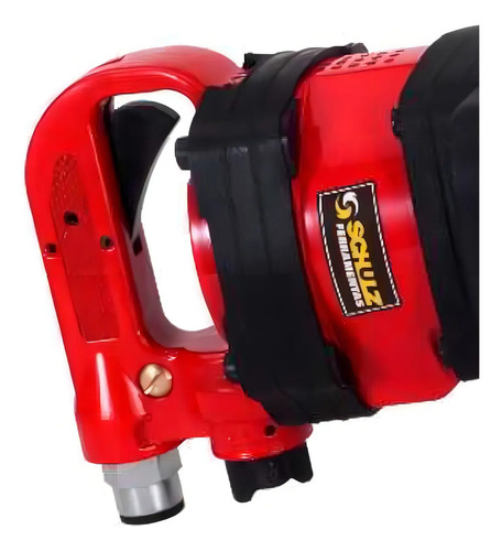 Chave de Impacto 1 Polegada Mod Longo, Ferramenta Pneumática Rotativa Manual com Acessorios SFIC2000L Schulz 92600890