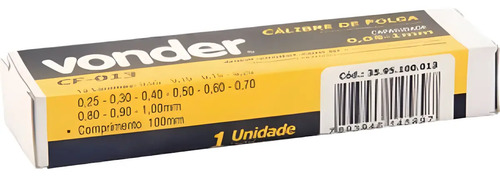Calibre folga 0,05-1,00mm CF-013 Vonder 3595100013