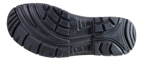 Sapato de segurança bico de pvc Kadesh couro preto CA 34923 FX45201PVC