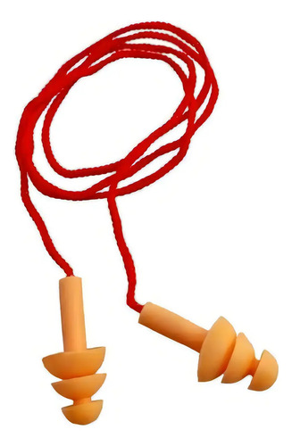 Protetor auricular com cordão CA 18189 Plastcor 13db 600.00060
