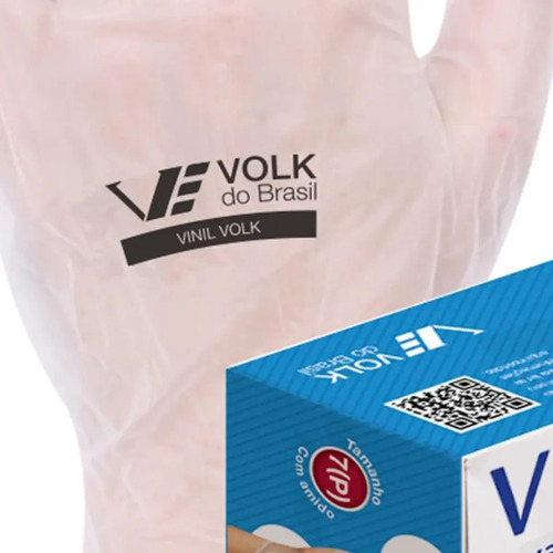 Luva vinil sem amido CA 20722 Volk 108107711