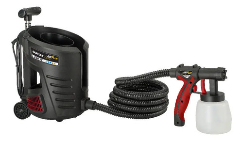 Pistola Pulverizadora Schulz Air Plus Spray 700w Hvlp Preto 127v