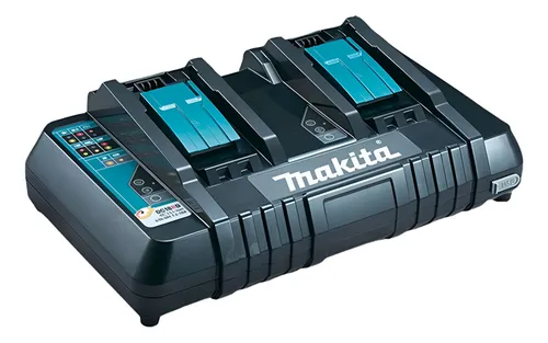 Carregador duplo DC18RD + 2 baterias 18v com bolsa Makita KIT DC18RD5AH220