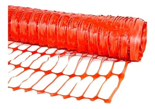 Tela de segurança laranja FIT 1,20X30  metros Plastcor 700.00999
