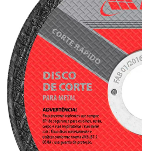 Disco corte para metal 115X1,0X22,23mm Mtx 7432655
