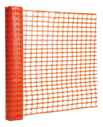 Tela de segurança laranja FIT 1,20X30  metros Plastcor 700.00999