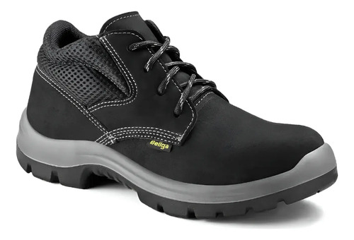 Botina de amarrar preto 163 TAA CA 40362 Bellga
