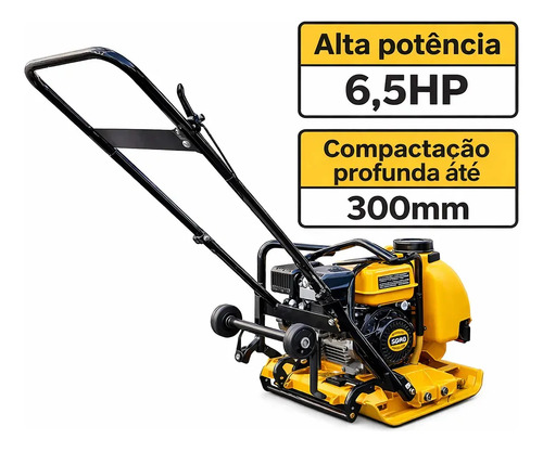 Placa Vibratoria Csm Pvr 100 Motor 6,5Hp Csm 71001043