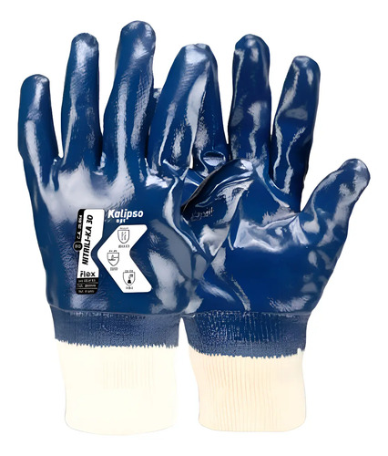 Luva nitrilika 30 Azul Kalipso CA 35954/CA50807