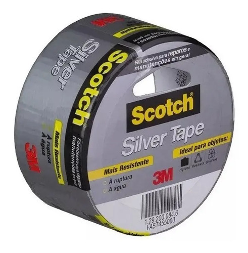 Fita silver tape rolo 45mm 25 metros 3M HB004557920