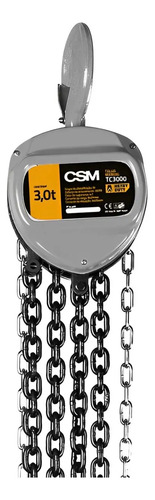 Talha manual de corrente 3000kg (3 toneladas) elevação 10 metros Csm 71000933
