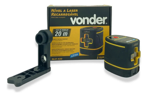 Nivel laser 20m recarregavel nlr020 vonder