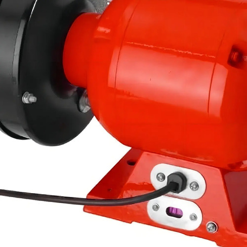 Motoesmeril Bancada 6pol com Motor Elet 300W 127V 60Hz Rebolo 6pol Desbaste Metal Schulz 91102540