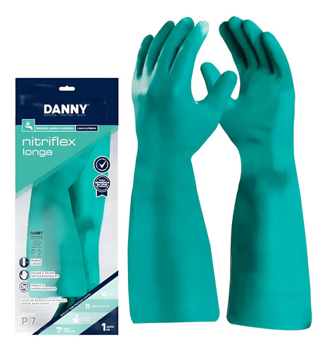 Luva nitriflex longa DA-36104 Danny CA 12254