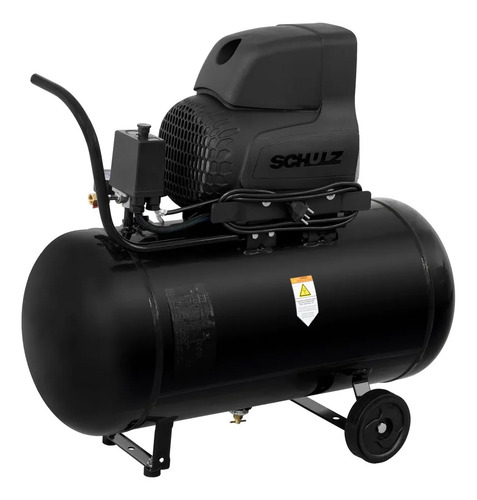 Motocompressor Ar Portátil Pistão CSI8,6PRATIKO 50 I Motor Monofásico Aberto Industrial 2CV 127V 2P60Hz Schulz 91504270