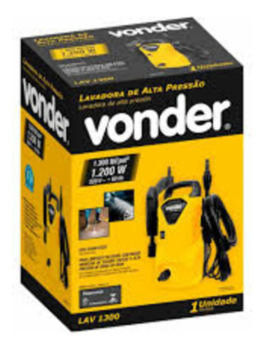 Lavadora alta pressão LAV1300 127v Vonder 6864130001