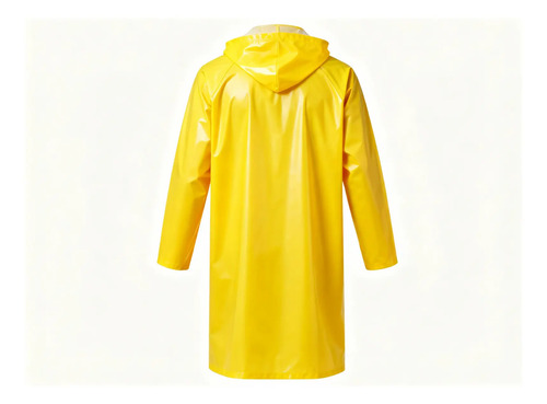 Capa chuva forrada manga e capuz EXG amarela total capas CA 47977