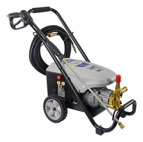 Lavadora de Alta Pressao Por Jato de Agua, com Carrinho, Rodas e Lanca Metalica 2950W 220V 60Hz 140bar Schulz 92800250