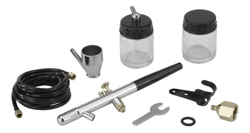 Cj Aerografo Pistola de Pintura Tipo Caneta, de Uso Manual, com 9 Peças Schulz 80917700