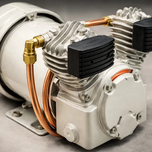 Bloco Motocompressor Ar Estacionário Pistão MSV6ISENTO Motor Monofásico Aber Inducao Gaiola Esquilo Schulz 92110001