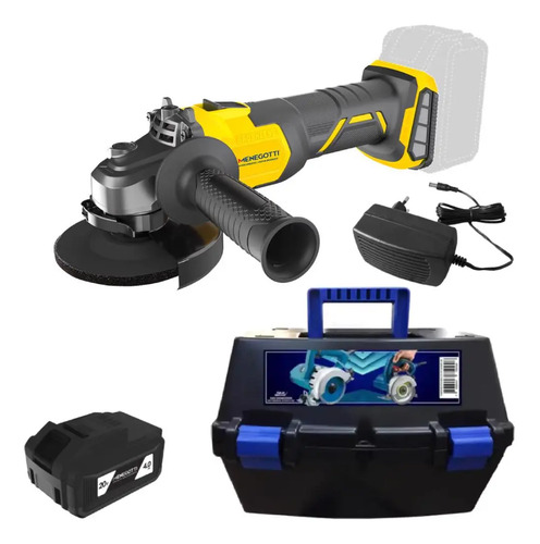 Esmerilhadeira a Bateria MEI-20 Intercambiavel 60HZ C/Bateria C/Carregador Menegotti 40760103