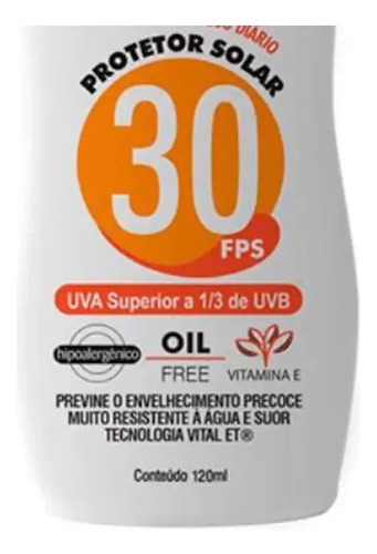 Protetor solar FPS 30 com repelente corporal Nutriex profissional - 120ml 0060988