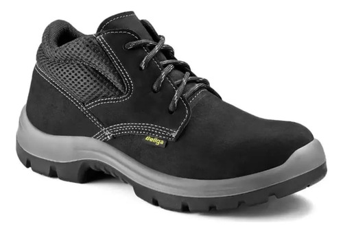 Botina de amarrar preto 163 TAA CA 40362 Bellga