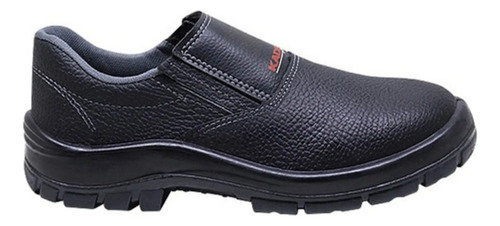 Sapato de segurança bico de pvc Kadesh couro preto CA 34923 FX45201PVC