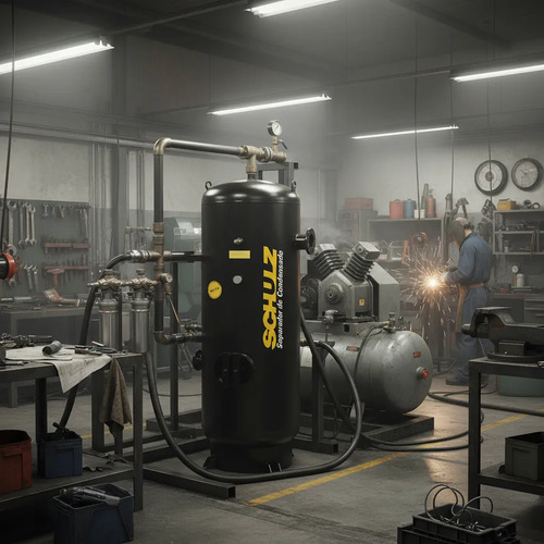 Separador Condensado Scs-2000 9,65bar Pr Cilíndrico Ac 2000L Trat Compressor 965mm 965mm 965mm 3.087mm Schulz 97103290
