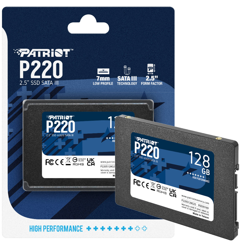 SSD Patriot P220 Vista Frontal