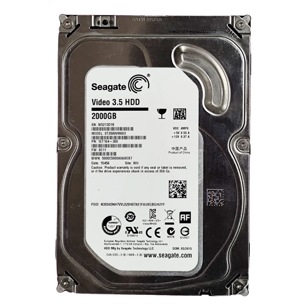 HD Seagate Video 3.5 HDD 2TB ST2000VM003