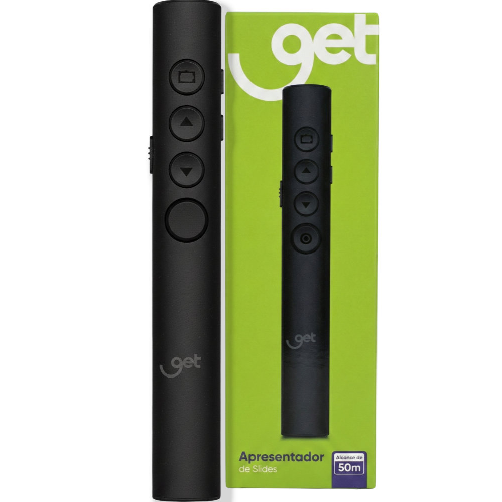 Apresentador de Slides Wireless com Laser e Controle de Volume GET