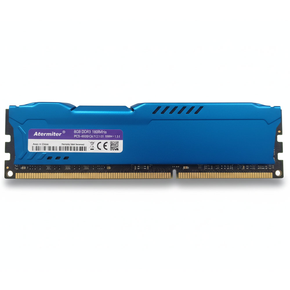Detalhe Modulo Memoria DDR3 Atermiter Azul