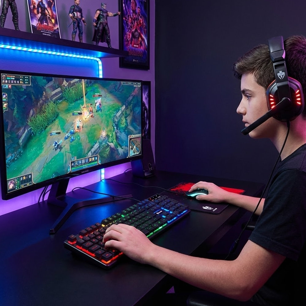 Mousepad Evolut superficie Speed com bordas reforcadas - Resolucao recomendada 1000x1000
