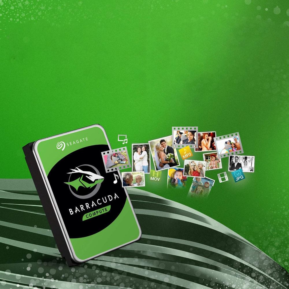 Detalhe Lateral e Conexoes Seagate BarraCuda 8TB