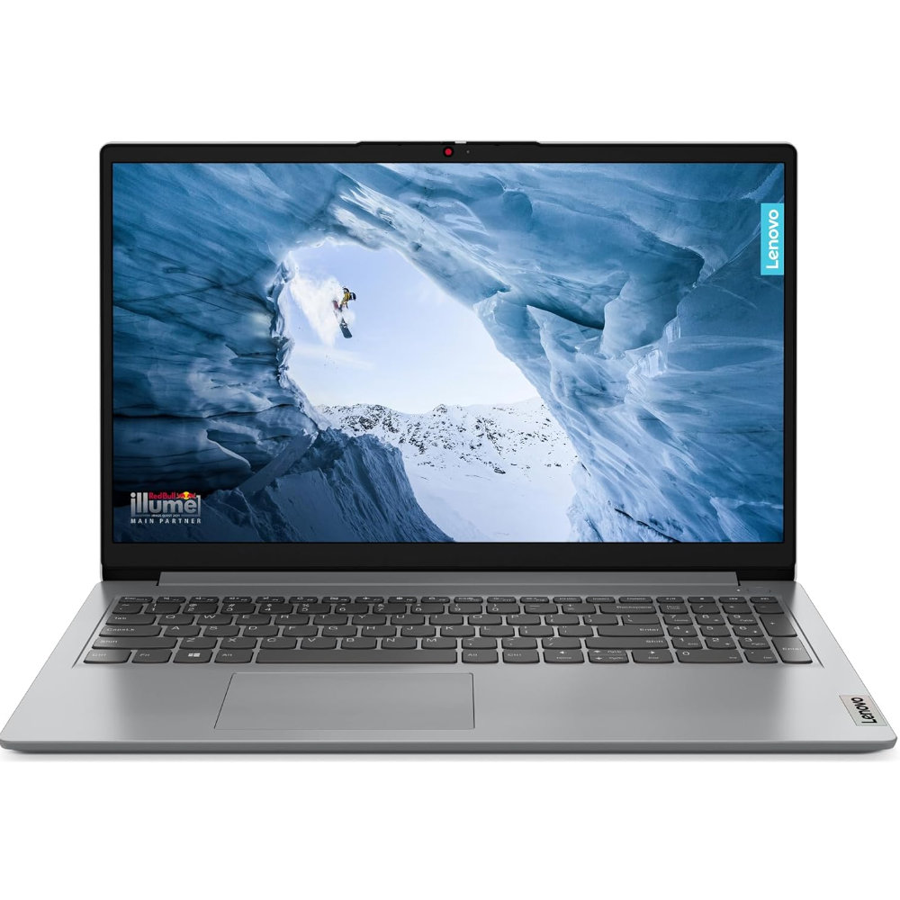 Notebook Lenovo IdeaPad 1i Cinza Cloud Grey Vista Frontal