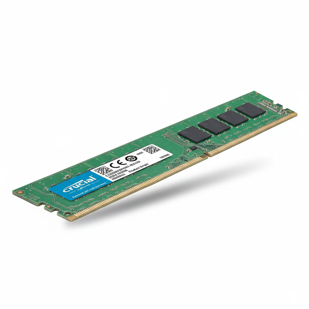 Embalagem e Detalhe Crucial Basics 8GB