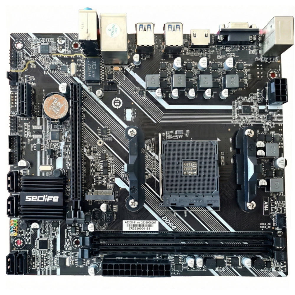 Detalhes da Placa Mae A520 e Cooler para processador - Resolucao recomendada 1000x1000