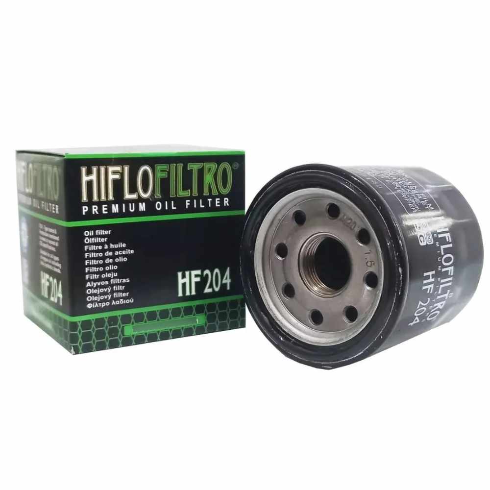 Vista lateral do corpo do filtro