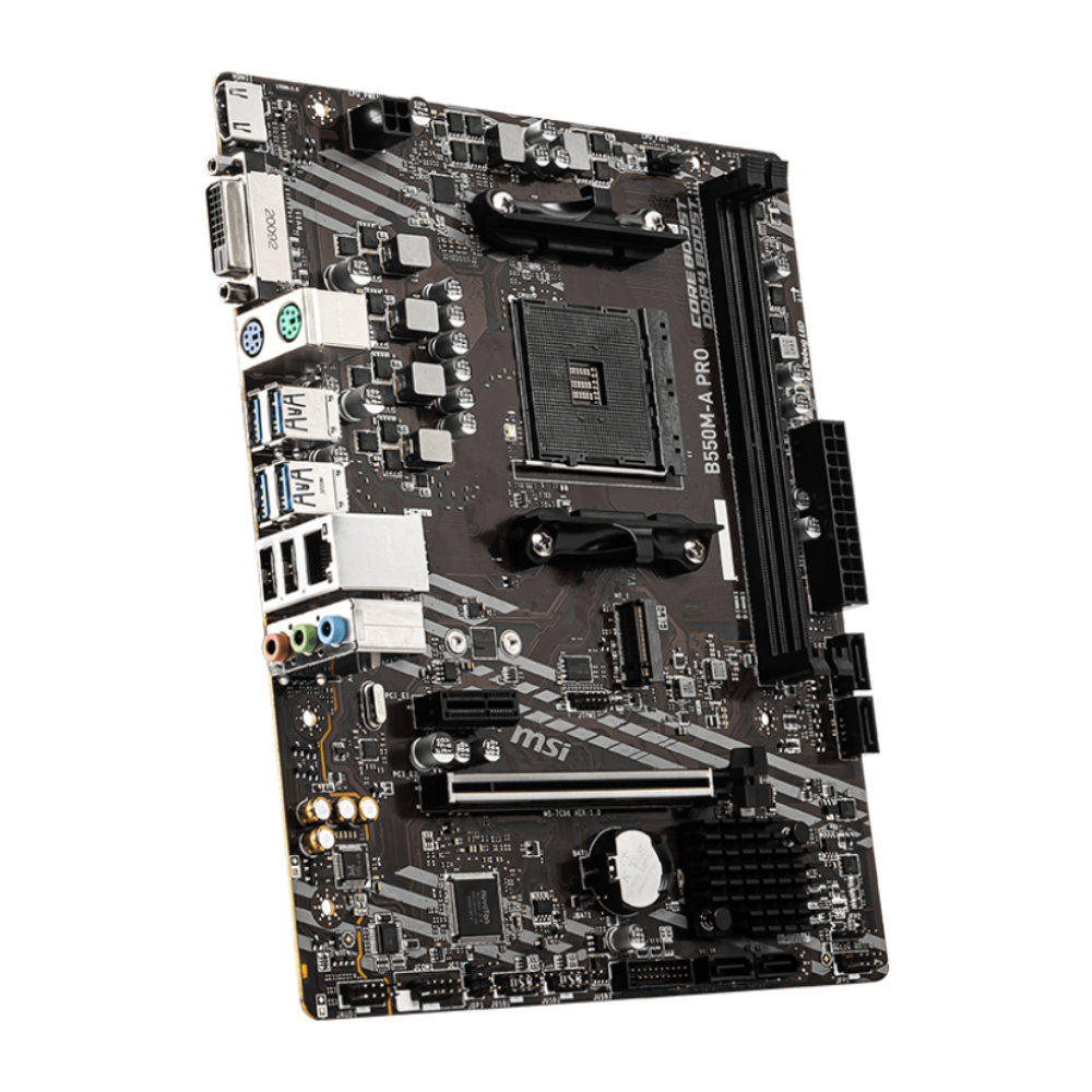 Conexoes Traseiras MSI B550M-A PRO IO Shield