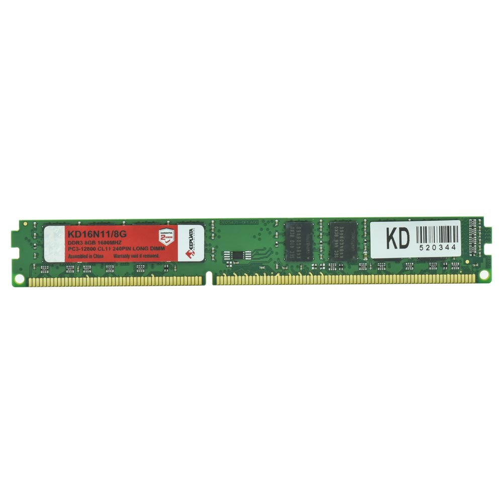 Visualizacao do modulo de memoria RAM KeepData em funcionamento - Resolução recomendada 1000x1000