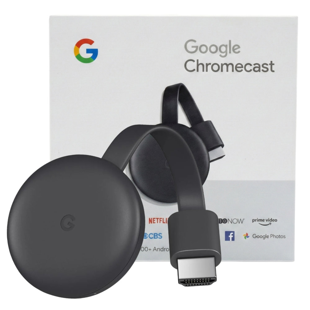Google Chromecast 3 Geracao Full HD 1080p Carvao