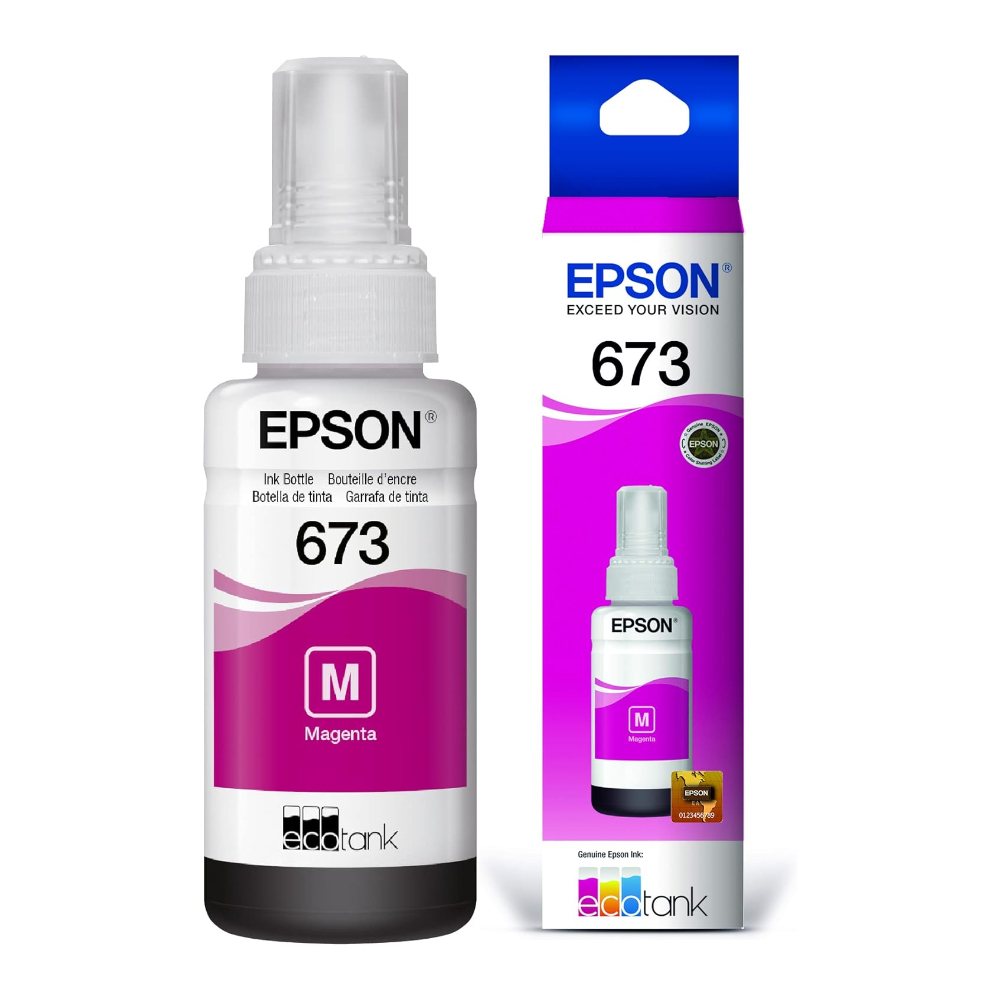 Garrafa de Tinta Epson 673 Magenta Original T673320