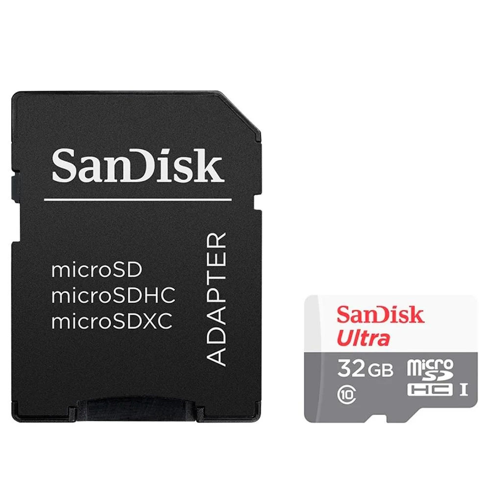 Cartão de Memória SanDisk Ultra 32GB com Adaptador SD