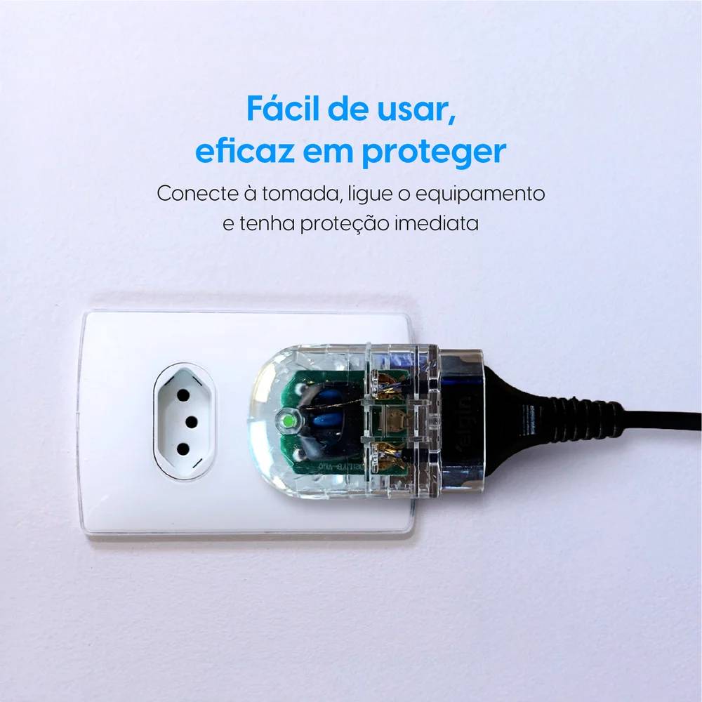 Uso prático do protetor
