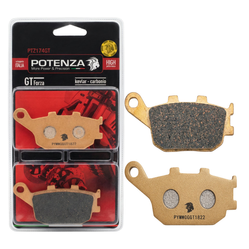 Vista traseira da pastilha PTZ174GT