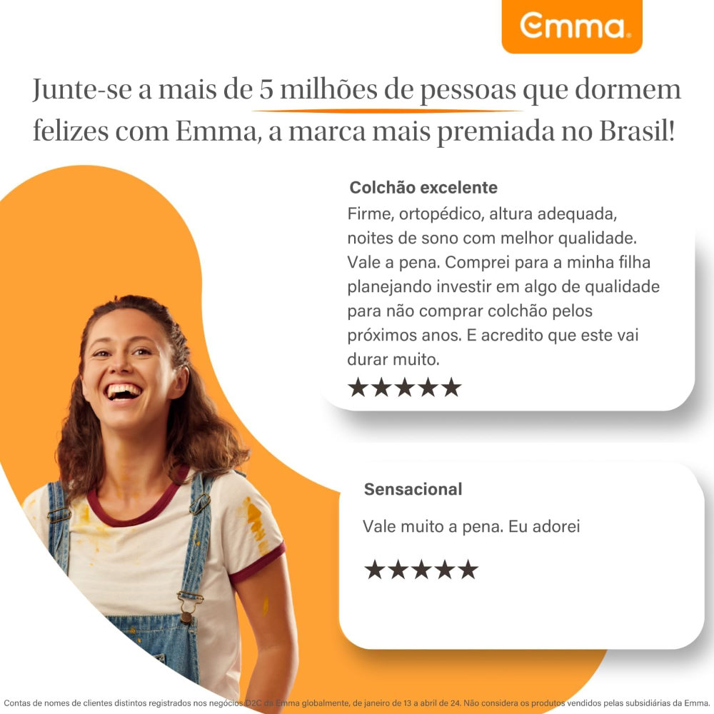 Colchão em ambiente decorado