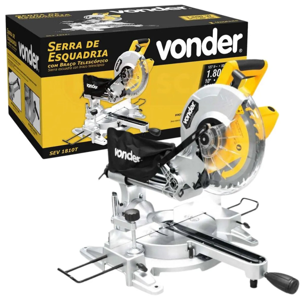 Serra Esquadria Telescópica Vonder SEV 1810T 127V