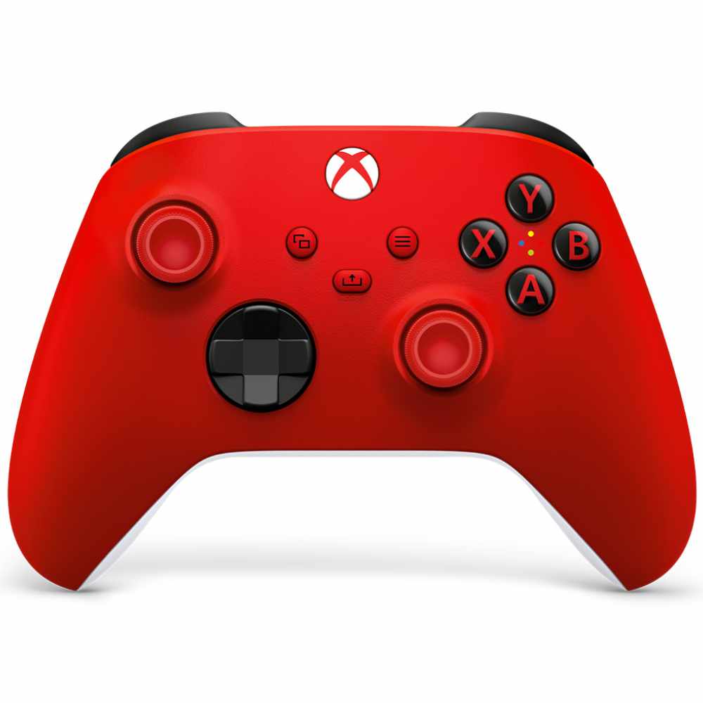 Controle Xbox Sem Fio Pulse Red Vista Frontal